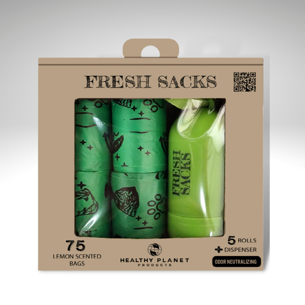 image of Fresh Sacks, eco-friendly dog poop bags