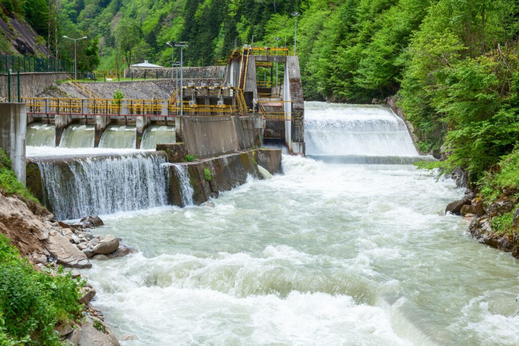 image of a water dam