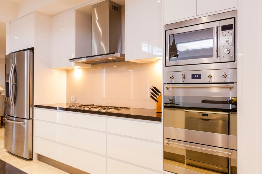 image of a clean, sparkling kitchen