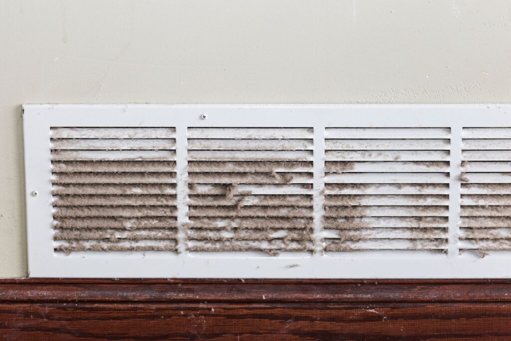 image of a dirty vent